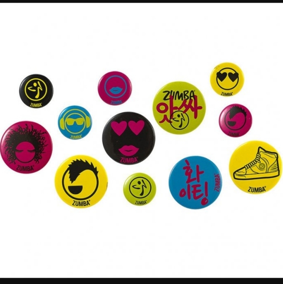 Zumba Fitness Zmoji Bag of Pins (12 count) - Picture 3 of 3